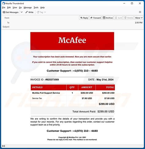 mcafee subscription renewal scam|McAfee Has Successfully Renewed Your Membership .